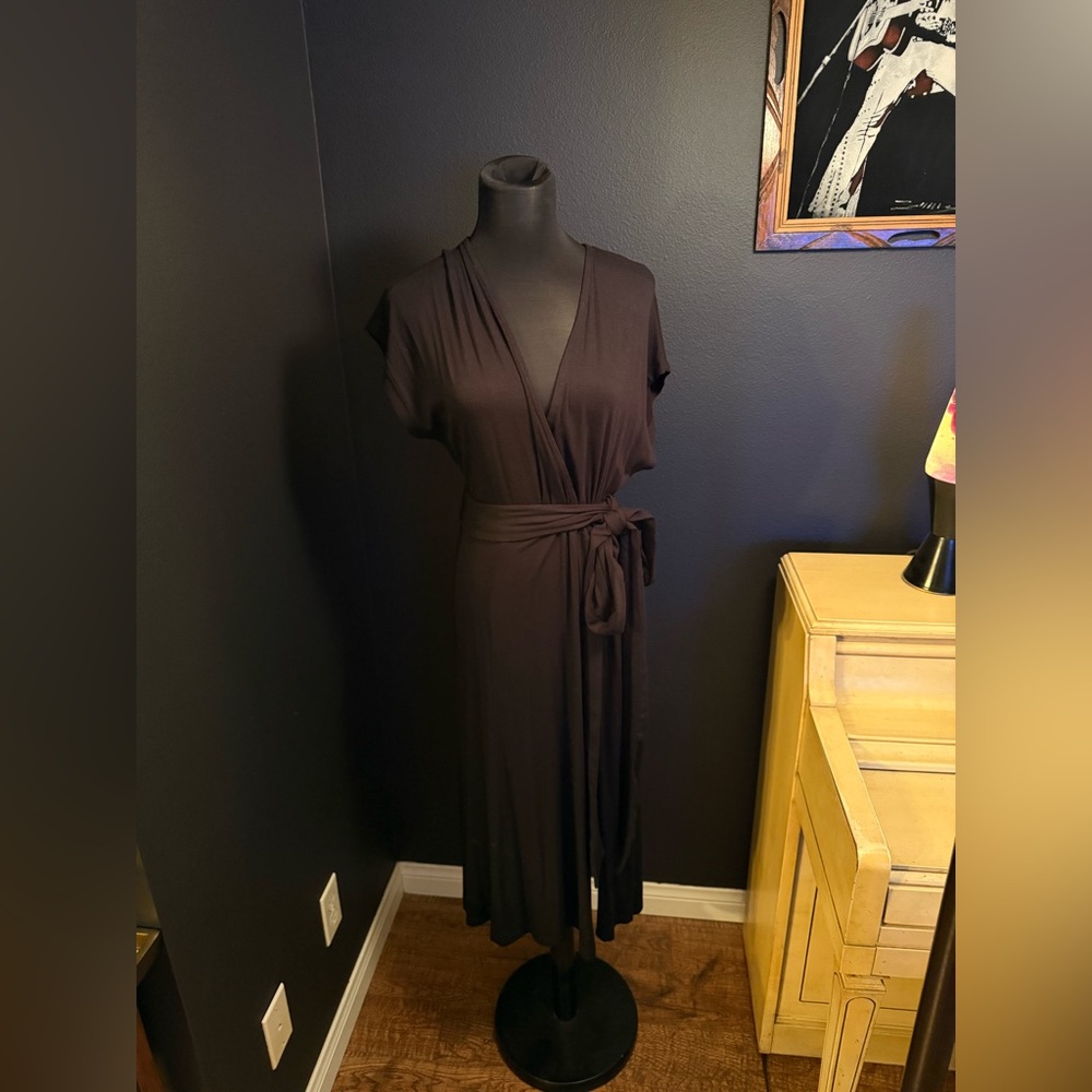 NWT Free People Beach Black Wrap Dress - medium